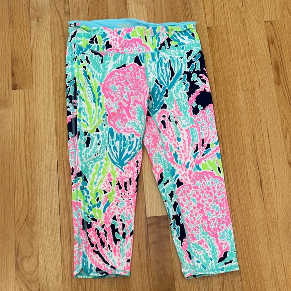 Lilly Pulitzer Lets cha cha Luxletic crop leggings - Picture 1 of 5